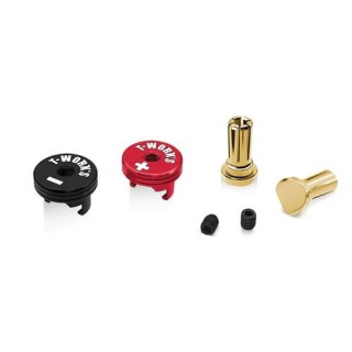 EA-040-5BR T-Works Polarity Heatsink Connector 5mm - Black/Red