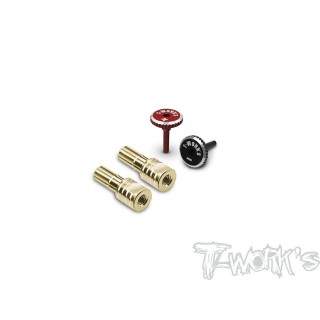 EA-042-5BR T-Works Polarity Heatsink Connector 5mm - Black/Red V2