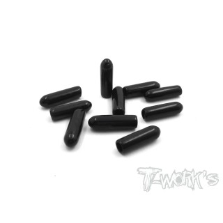 TA-112BK T-Works Antenna Tube Cap (Black) 10Pcs.