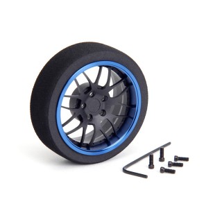 69319 Hiro Seiko Steering Mf Wheel Y-Type [Flat Black+Y-Blue]