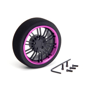 69443 Hiro Seiko Steering Mf Wheel Solar [Flat Black+Purple]
