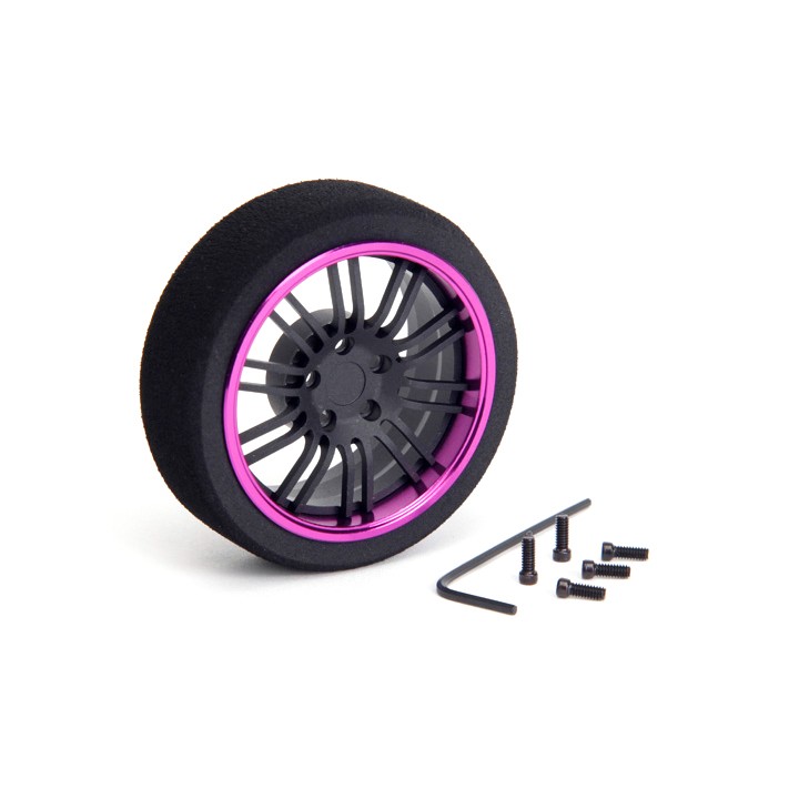 69443 Hiro Seiko Steering Mf Wheel Solar [Flat Black+Purple]
