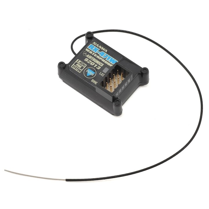Sanwa RX-471W 2.4GHz 4-Ch FHSS-4 Waterproof Receiver