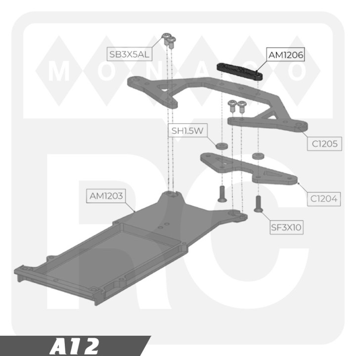 AM1206 Awesomatix Front Nut
