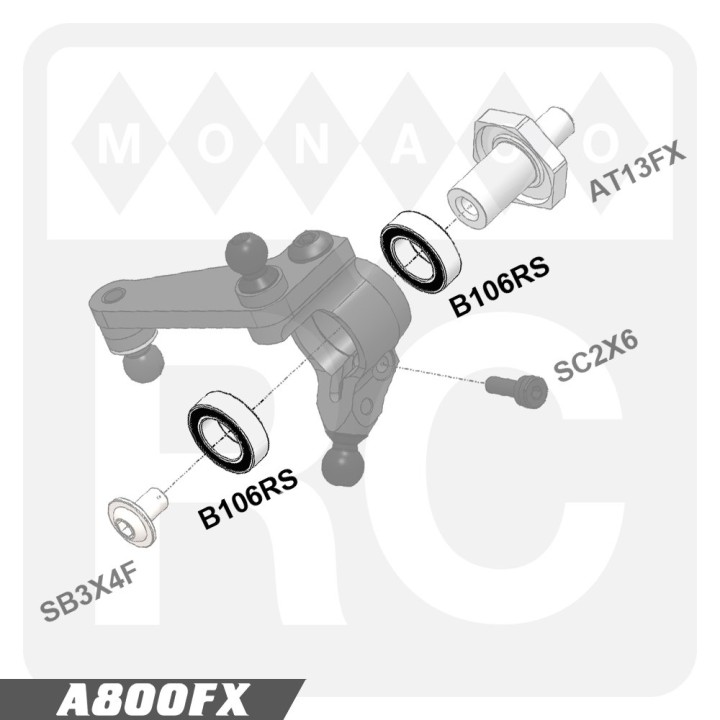 B106RS Awesomatix MR106RS Bearing (2)