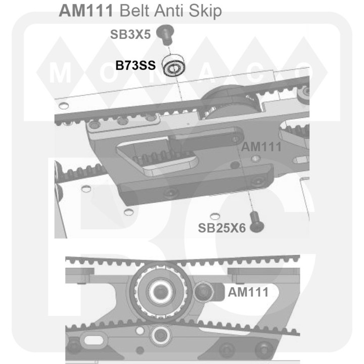 B73SS/2 Awesomatix /2 MR73ZZ Bearing (2)