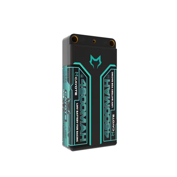 CAYOTE Racing 4600mAh 2S Shorty LiPo Battery 7,6V 145C 163g