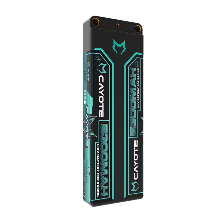 CAYOTE Racing 5300mAh 2S LiPo Battery 7,6V 145C 197g