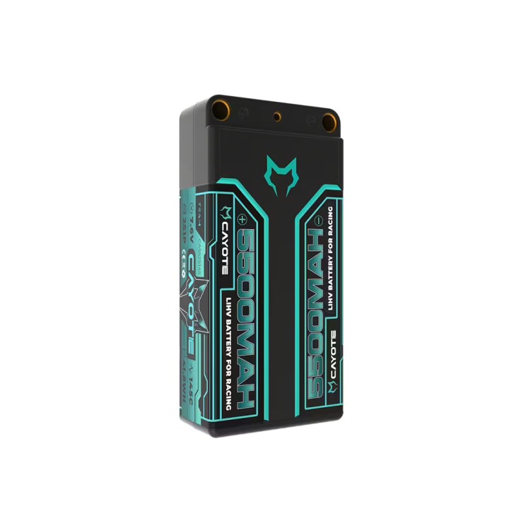 CAYOTE Racing 5500mAh 2S Shorty LiPo Battery 7,6V 145C 203g