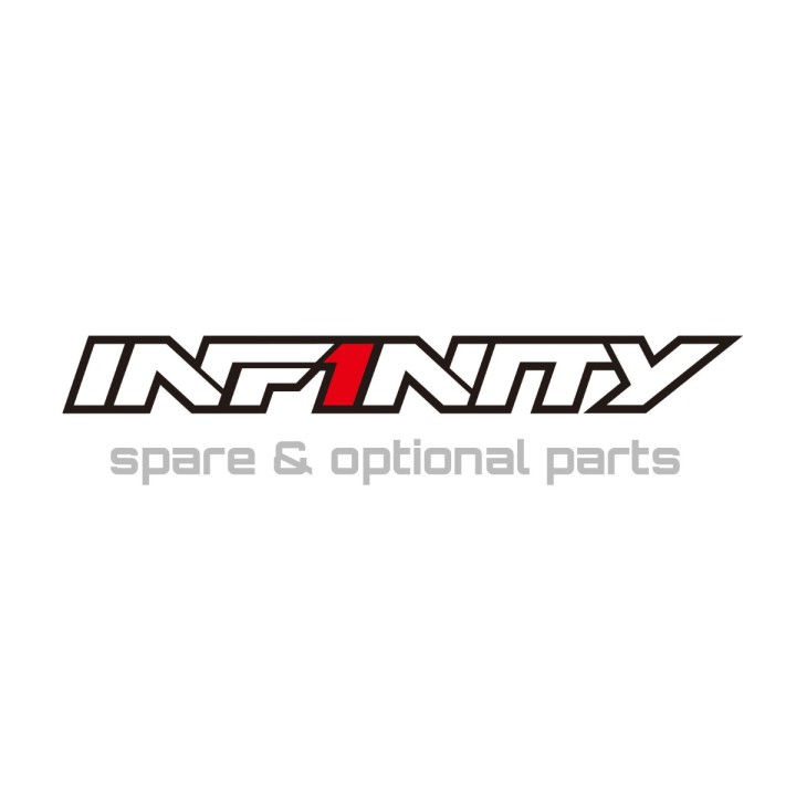 F019 InfinityRC Alu Turnbuckle M3X33mm (Black/2Pcs)