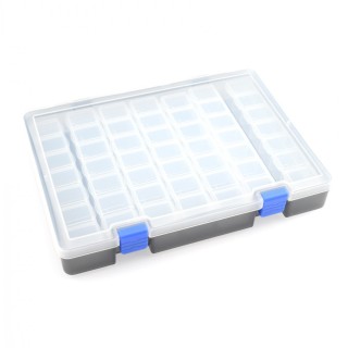 Koswork 7x7 Parts Box 245x175x38mm 49 compartments, 7 each row