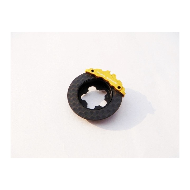 69963 Hiro Seiko Carbon Fiber Brake Disc Set [Gold]