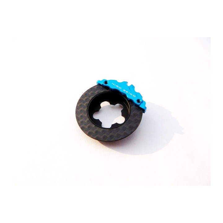 69965 Hiro Seiko Carbon Fiber Brake Disc Set [T-Blue]