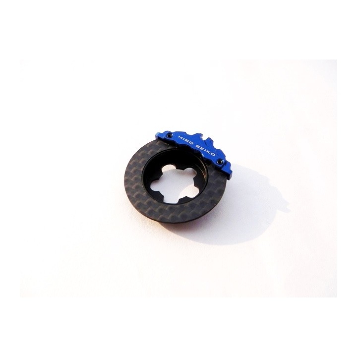 69966 Hiro Seiko Carbon Fiber Brake Disc Set [Y-Blue]