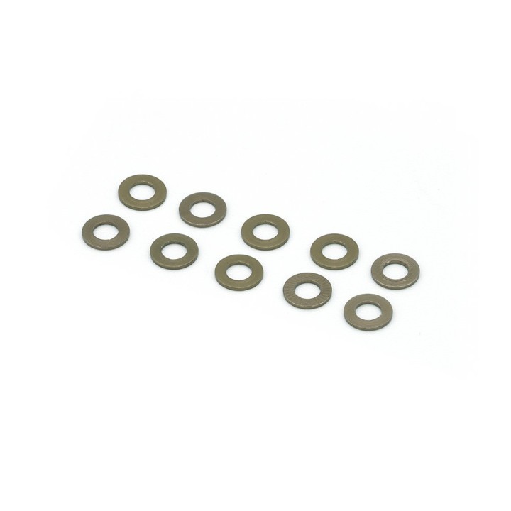 MonacoRC Alu Shim 3x6x0.5mm - Smoke Grey (10)