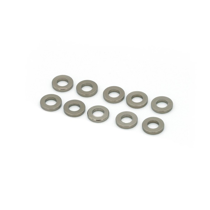 MonacoRC Alu Shim 3x6x1mm - Smoke Grey (10)