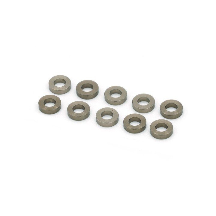 MonacoRC Alu Shim 3x6x1.5mm - Smoke Grey (10)