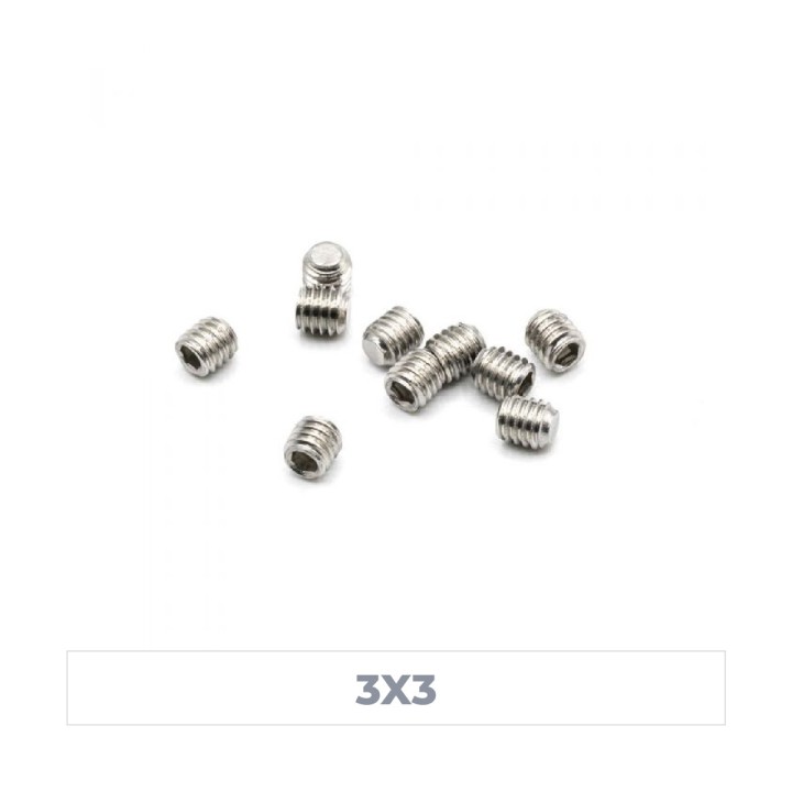 MonacoRC Set Screw M3 x 3 (10)