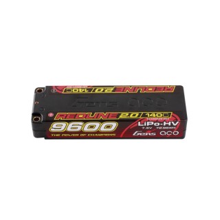 GA96002S14D5 Gens Ace Lipo 9600 Mah 7.6V Hv 140C 2S1P Pk5