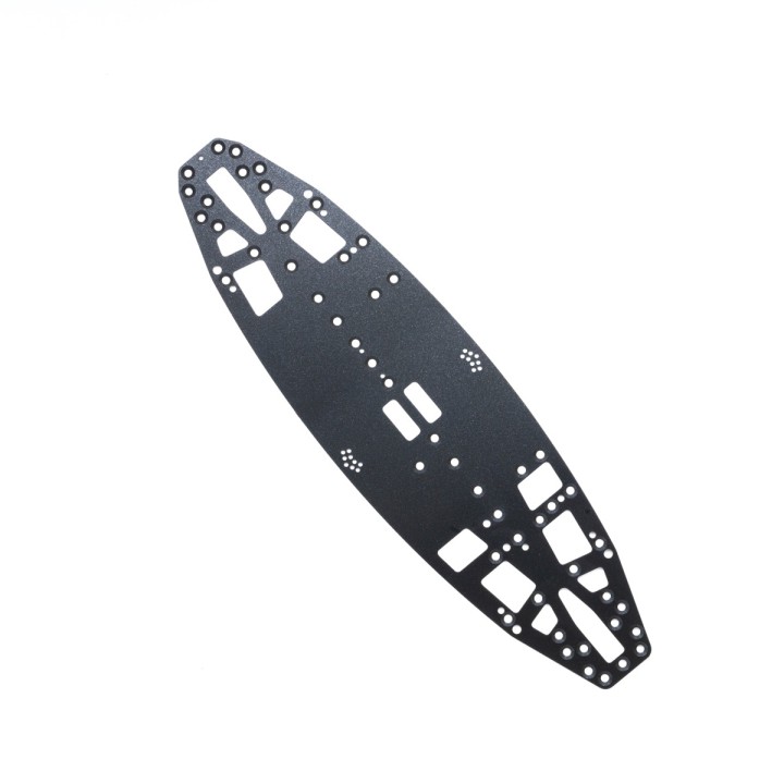Niotek Spring Steel PTFE Chassis 1.2mm Awesomatix A800R with screws