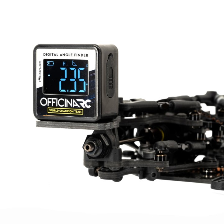 OfficinaRC Digital Angle Finder with Universal Carbon Plate