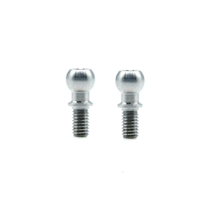 OfficinaRC Arm Ball Stud 4.9mm Titanium Grade 5 - 5mm (4)