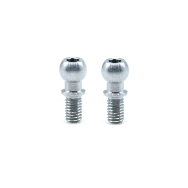 OfficinaRC Arm Ball Stud 4.9mm Titanium Grade 5 - 5mm (4)