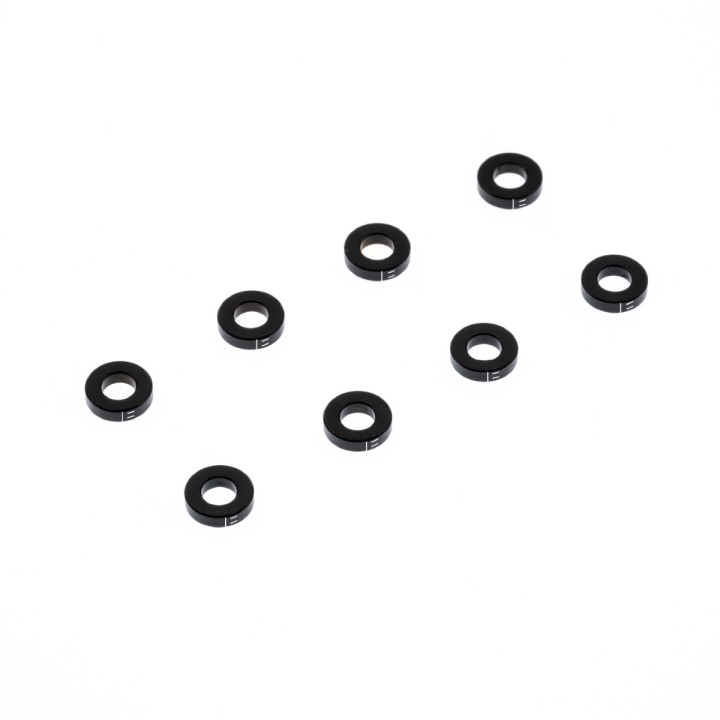 OfficinaRC Alu Smart Shim 3x6x1.5 mm - (8)