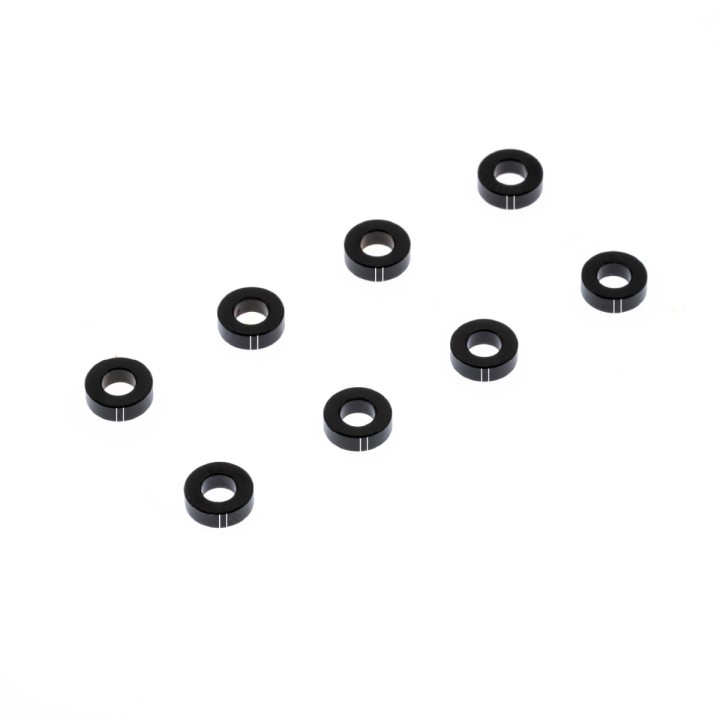 OfficinaRC Alu Smart Shim 3x6x2 mm - (8)