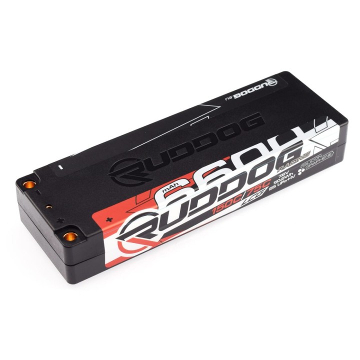Ruddog Racing 6600mAh 150C/75C 7.6V LCG Stick Pack LiPo-HV Battery
