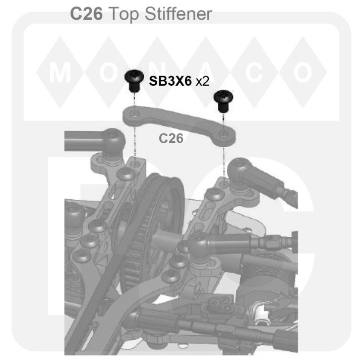 SB3X6 Awesomatix M3x6 Button Head Screw (4)