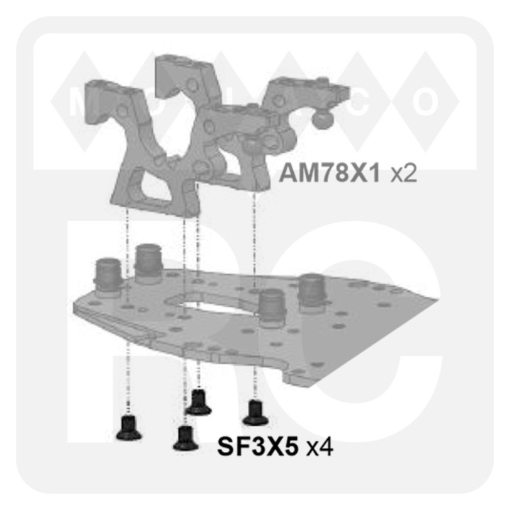 SF3X5 Awesomatix M3x5 Flat Head Screw (5)