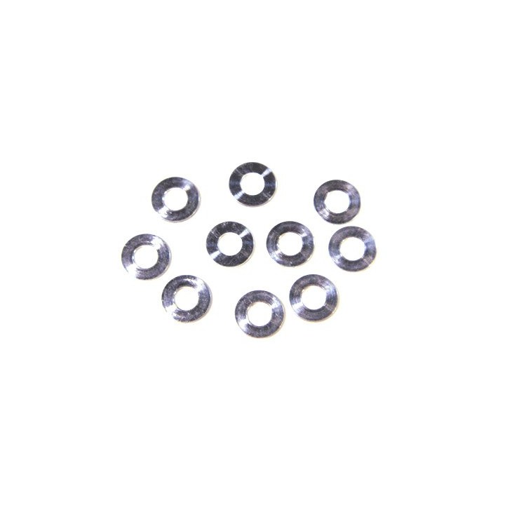 SH0.5 Awesomatix 6x3x0.5mm Spacer (Silver) (10)