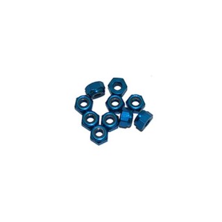 UR1502-A Ultimate 3 mm. Alu. Nylon Nut Blue (10Pcs)