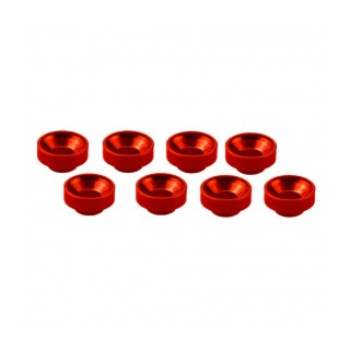 UR1507-R Ultimate M3 Aluminum Servo Washer Red (8 Pcs)