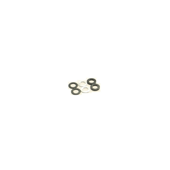 69452 Hiro Seiko 3mm Alloy Spacer Set (0.5T/0.75T/1.0T) [Black]