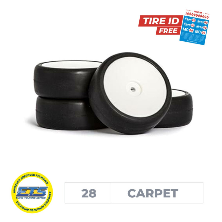 Matrix 1/10 EP 28R Rubber Tire Pre-Glued Carpet (4)