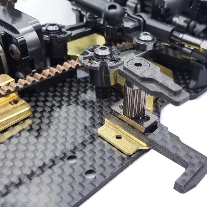 RCM-FBM RcMaker Brass Universal Floating Battery Mounts (7.5-13mm)