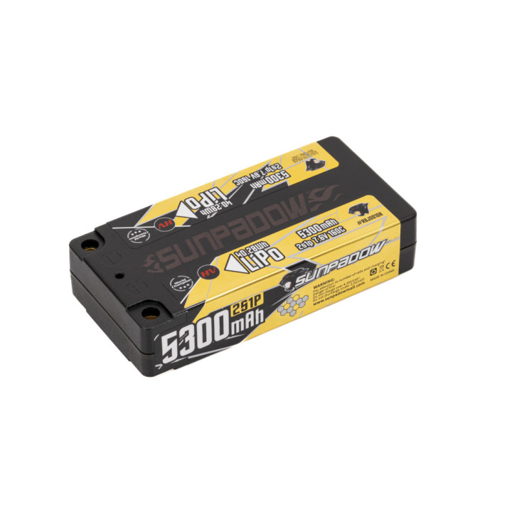 Sunpadow Champion Series Lipo Battery 5300mAh 7.6V 2S1P 160C
