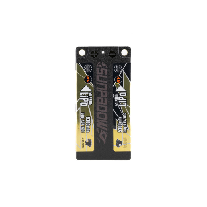 Sunpadow Champion Series Lipo Battery 5300mAh 7.6V 2S1P 160C