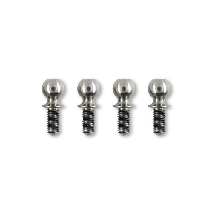 TP-068-B T-Works 64 Titanium 5mm Ball ( For Awesomatix A800X ) 4pcs.