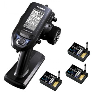 F01000074-C2 Futaba 4Pm Plus Radio + 3 X R334Sbs-E Receiver