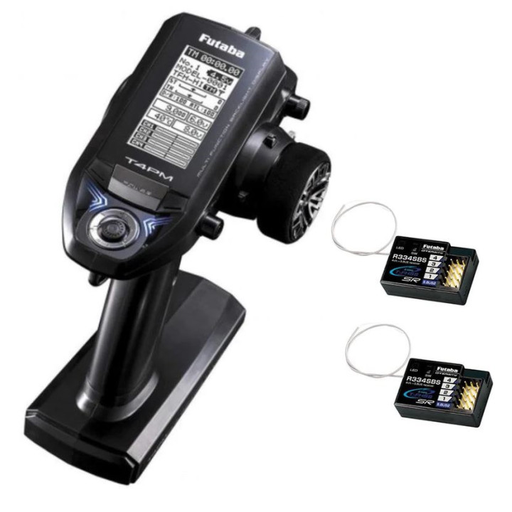 F01000075-C1 Futaba 4Pm Plus Radio + 2 X R334Sbs Receiver