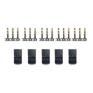 EA-014 T-Works Futaba male plug.  5pcs