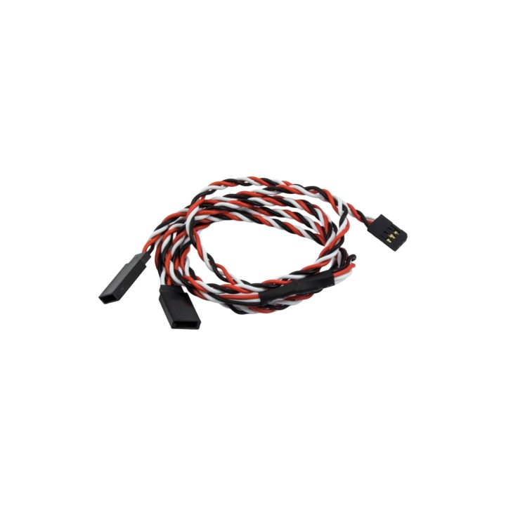 UR46215 Ultimate Futaba Twisted Y-Splitter Servo Lead (60Cm)