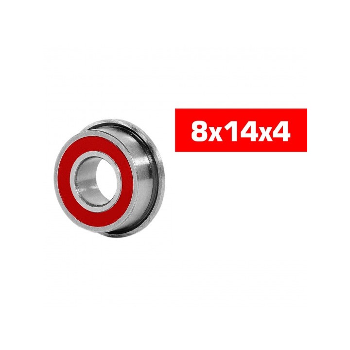 UR7843-2 Ultimate 8X14X4mm Flanged Hs Rubber Sealed Bearing Set (2)