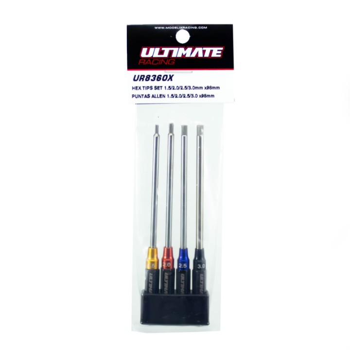 UR8360X Ultimate Power Tool Hex Tips Set 1.5/2.0/2.5/3.0mm