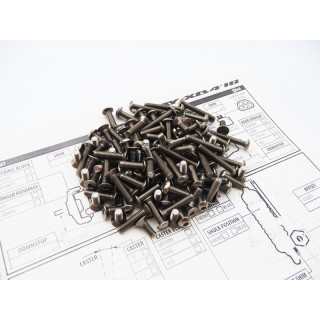 48202 Hiro Seiko Xb4'18 Titanium Hex Socket Screw Set