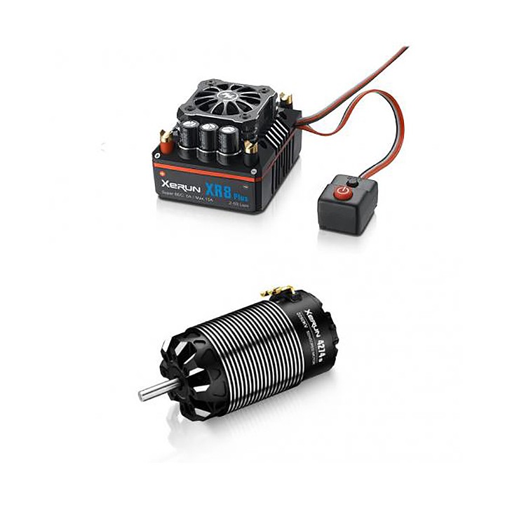 HW38020431 Hobbywing Esc Xr8 Plus + 4274 G3 Offroad 2250Kv Motor