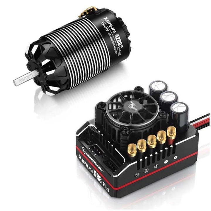 HW38020500 Hobbywing Combo Xr8Plus G2S Esc & 4268 G3 Off 1900Kv Mot